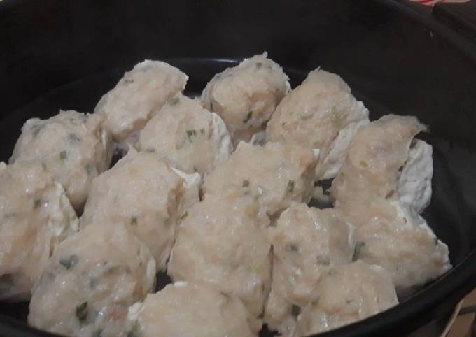 Resep Tahu Bakso Simple Mudah Enak Sehat Non Msg Oleh Neneng Dina