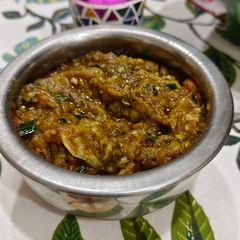 A picture of Baingan Bharta.