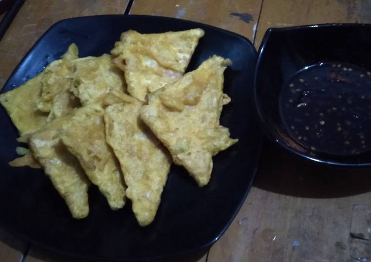 Resep Tempe mendoan + sambel kecap Anti Gagal