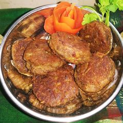 A picture of Kele corn kebab.