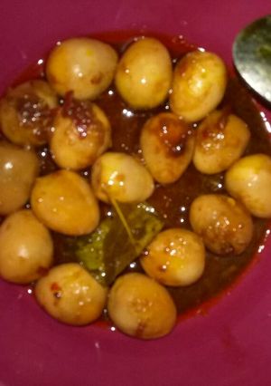 Foto resep Telur puyuh bumbu kecap simple