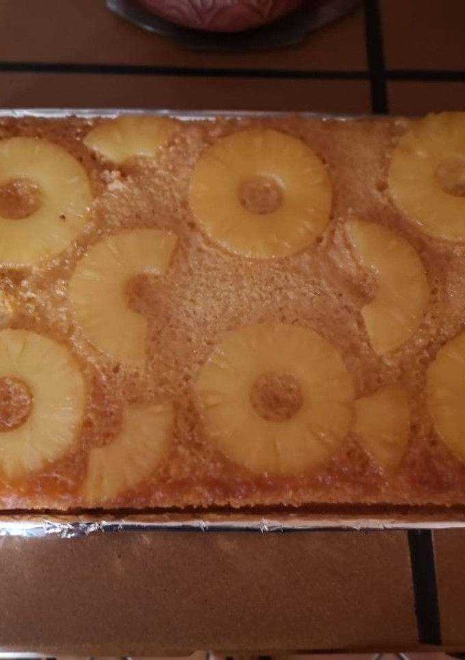 Una foto de Bizcocho de piña en su jugo