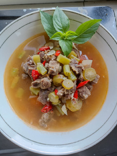 Foto resep Asem-asem daging sapi buncis