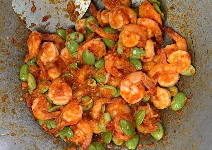 Ini dia! Resep memasak Sambel Udang Pete untuk Hari Raya  enak