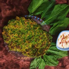 Palak Besan chilla A picture of Palak Besan chilla.