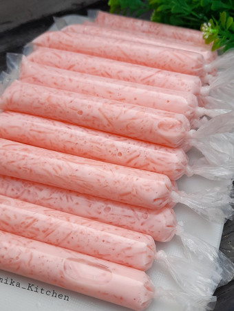 Bagaimana Membuat Es lilin susu jelly yang Menggugah Selera