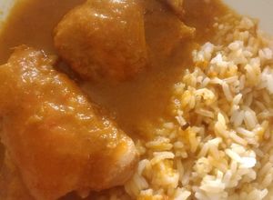 Una foto de Pollo con salsa de chile pimiento morrón