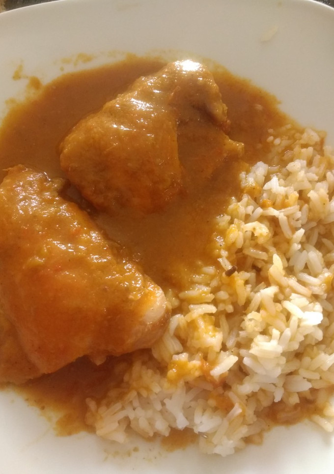Una foto de Pollo con salsa de chile pimiento morrón