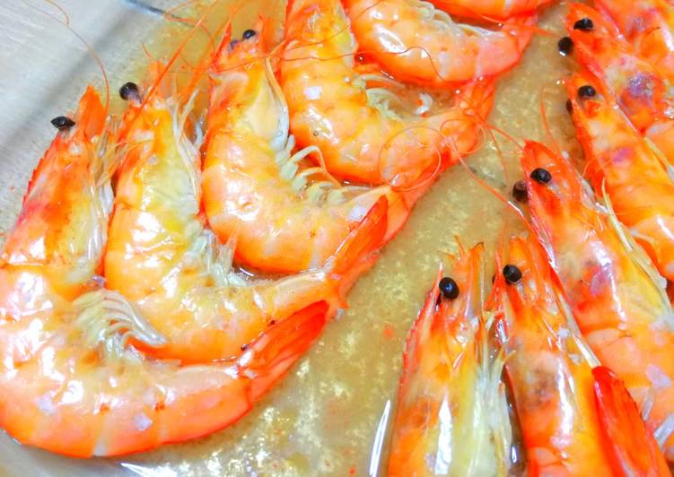 Langostinos al cava muy fáciles y rápidos (al horno) 🦐🦐🍾