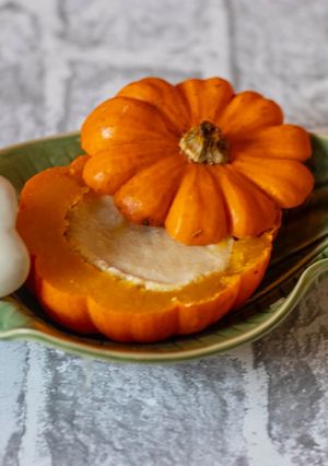A picture of THAI PUMPKIN CUSTARD (สังขยาฟักทอง).