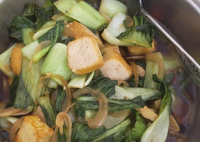 Tumis Pok Choy Tahu