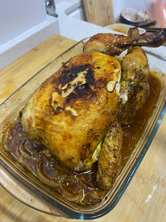 Una foto de Pollo asado