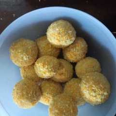 รูปของ Perkedel tempe+keju isi telur puyuh