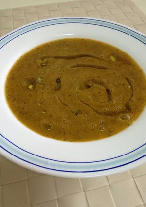 Una foto de Puré de calabacín y otras verduras