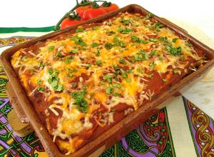 Foto principal de Lasaña mexicana {receta vegetariana}