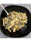 Penne with Zucchini, Cream, and Sausage 🥒
