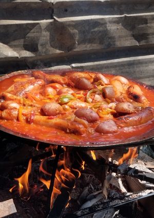 Una foto de "Chorizos a la Pomarola al Disco"