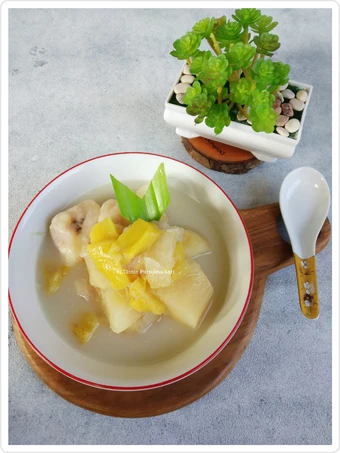 Langkah Gampang Membikin Resep  Kolak Singkong Pisang Fiber Creme yang Sempurna, Enak