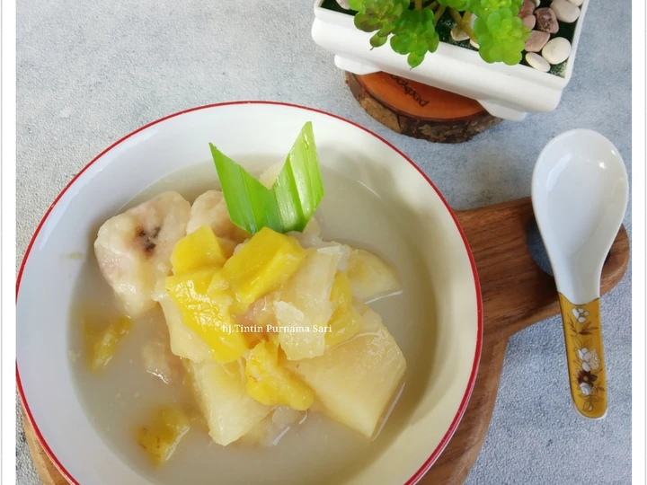 Langkah Gampang Membikin Resep  Kolak Singkong Pisang Fiber Creme yang Sempurna, Enak