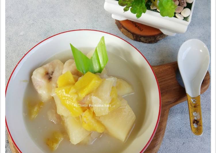 Resep Populer Kolak Singkong Pisang Fiber Creme Yummy Mantul