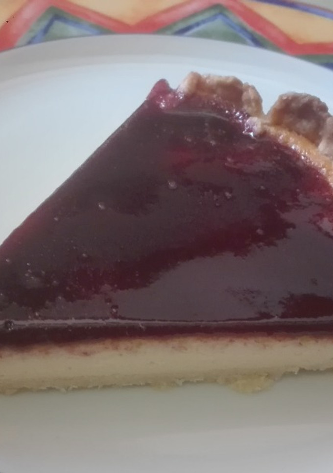 Una foto de Tarta de queso al horno