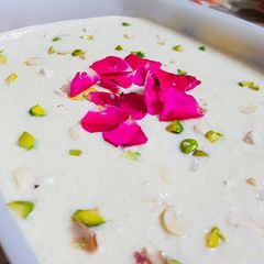 A picture of Badam ki special firni.