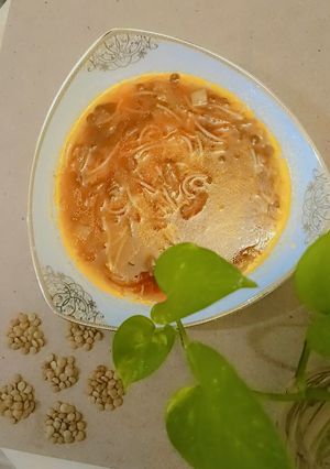 عکسی از دستور سوپ عدس