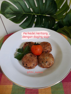 Foto resep Perkedel Kentang dengan Daging Sapi