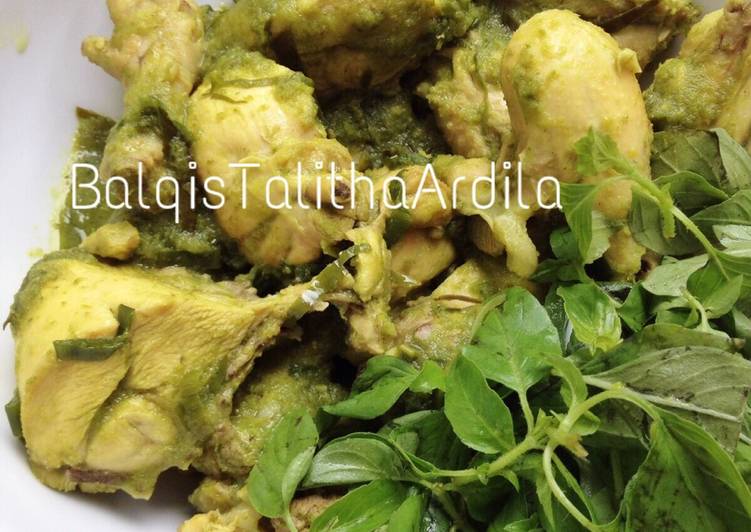 Resep Ayam Bumbu Hijau, Sempurna