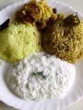 Variety rice with potato fries(lemon, tamarind and curd rice)