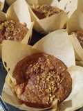 Banana-Muffins «Μισό-Μισό»με αλεύρι ολικής και αλεύρι βρώμης