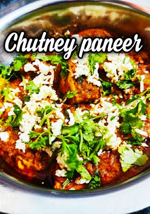 A picture of Chutney paneer.