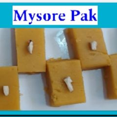 A picture of Mysore Pak.