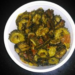 Crispy karela fry A picture of Crispy karela fry.