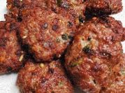 A picture of grilled lamb kebabs