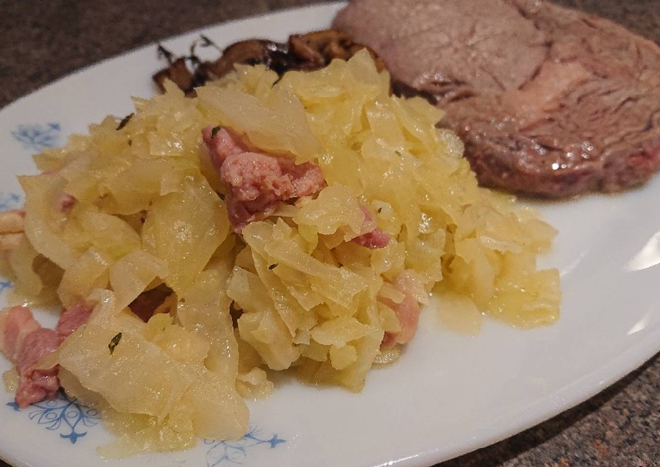 Simply Braised Cabbage