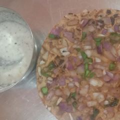 A picture of Kadhai Onion Roti.