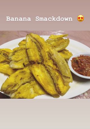 Foto resep Sanggara peppe/pisang goreng peppe (banana smackdown)