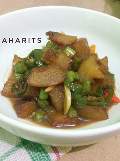 Foto resep Oseng kikil buncis #BikinRamadhanBerkesan