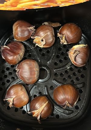 Una foto de Castañas asadas