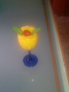 Una foto de Sorbete de mango