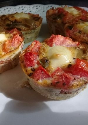 Una foto de Mini Tortillitas caprese