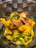 Pumpkin and cheese salad