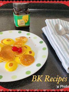 Mini Pan Cake (Mini pancake recipe in tamil) செய்முறை முக்கிய புகைப்படம்