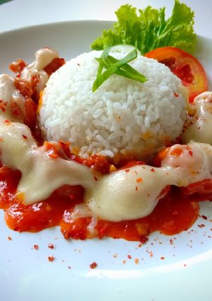 Foto resep Chicken spicy mozarella