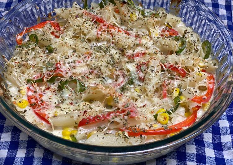 Recipe of Quick Jain Baked Penne Pasta