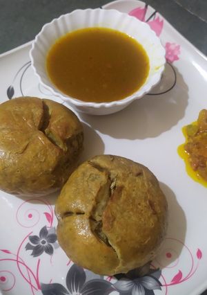 बाफला बाटी(bafhla baati recipe in hindi)) रेसिपी मुख्य फोटो
