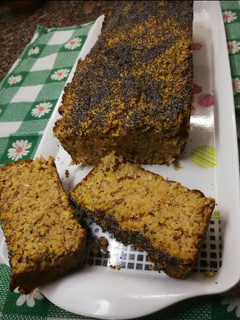 Una foto de Budín de avena con calabaza y naranja
