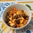 Aceitunas negras aliñadas