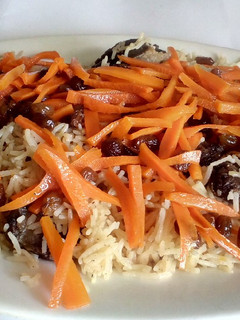 A picture of Afghani Beef Pulao.